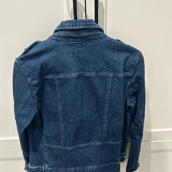 NWT Loft Denim Moto Jacket Size XS - Picture 4 of 4